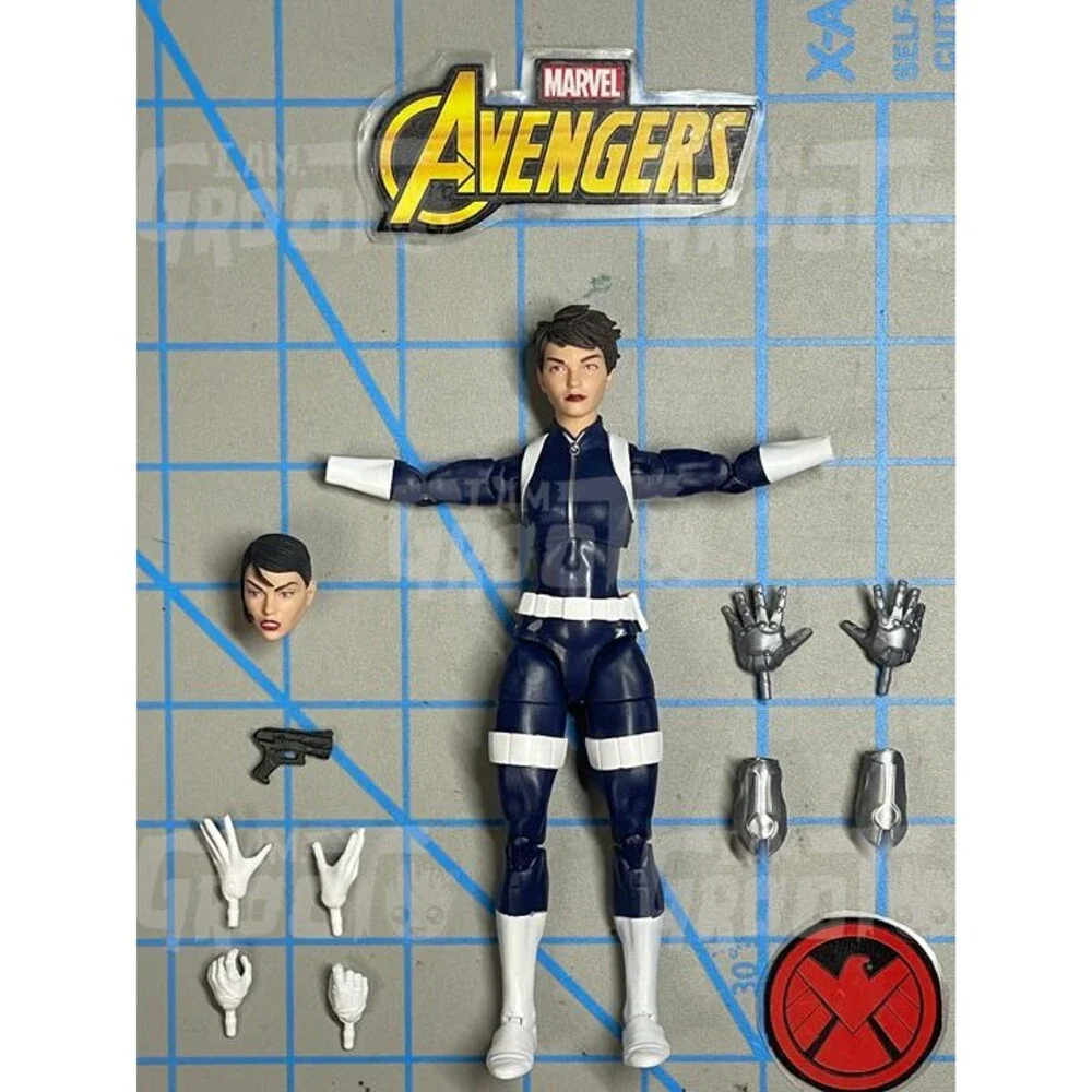 Marvel Legends Quake Maria Hill Action Figure Controller SHIELD S.H.I.E.L.D E